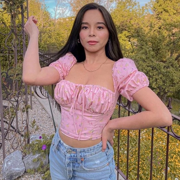 Pink corset top - Picture 2 of 5